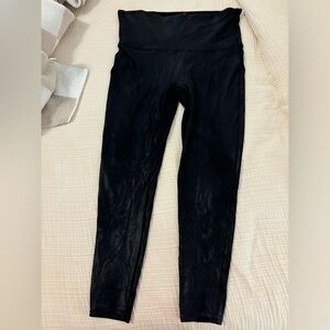 Spanx faux leather leggings size 2x